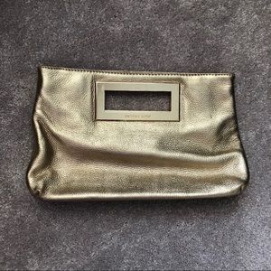 Gold Michael Kors Berkley Clutch